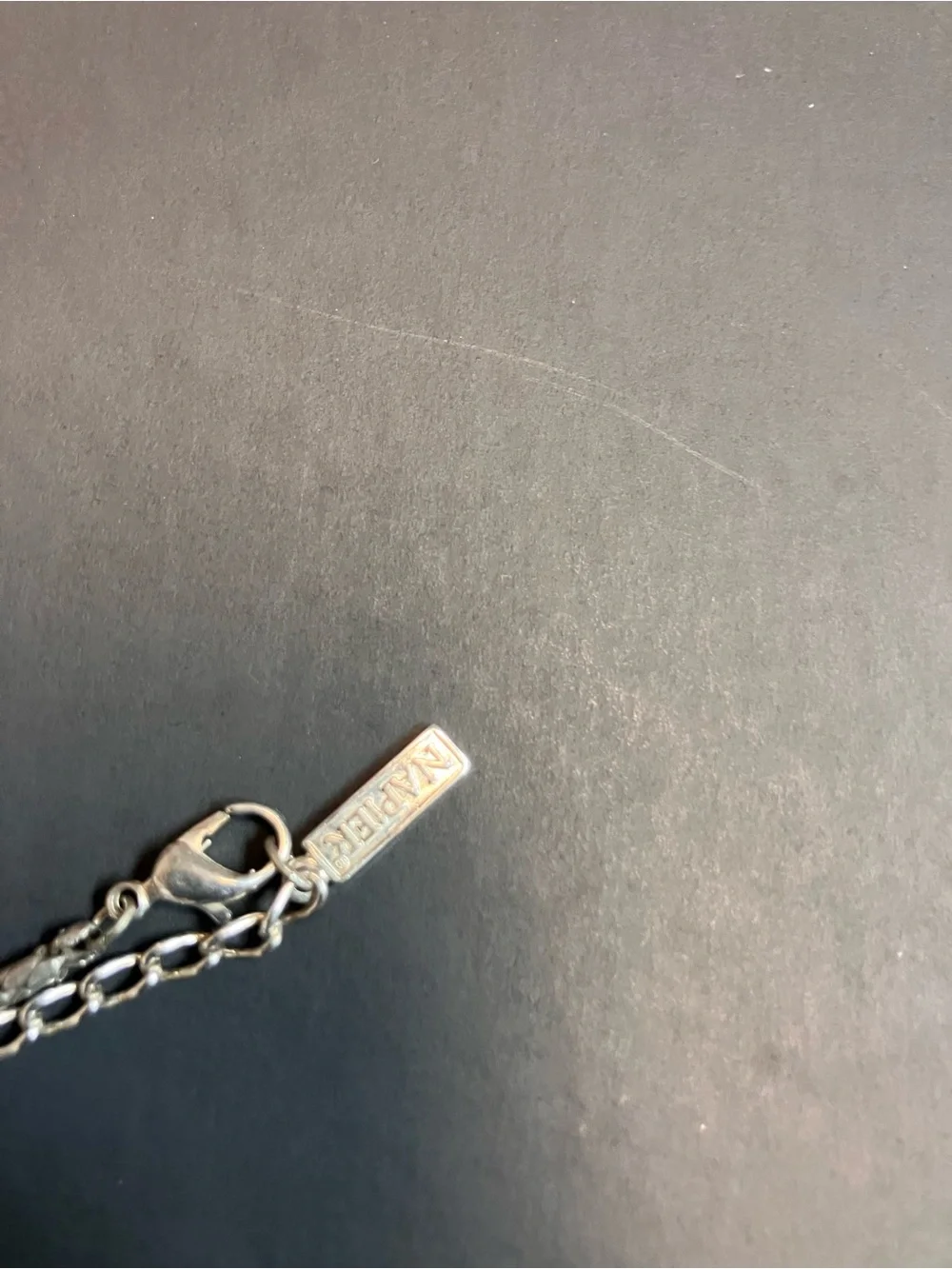 Napier silver tone